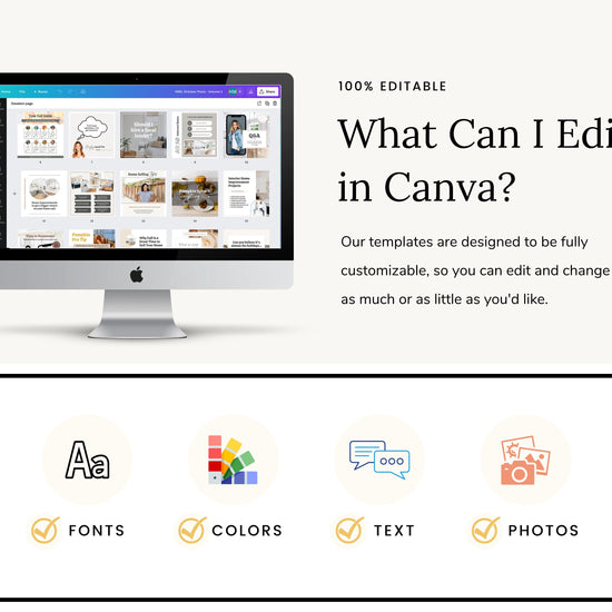 October Real Estate Captions & 31 Matching Real Estate Canva Posts | Real Estate Instagram Posts | Real Estate Marketing | Canva Template