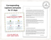 December Real Estate Captions & 31 Matching Real Estate Canva Posts | Real Estate Instagram Posts | Real Estate Marketing | Canva Template
