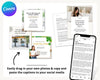 March Real Estate Captions & 31 Matching Real Estate Canva Posts | Real Estate Instagram Posts | Real Estate Marketing | Canva Template
