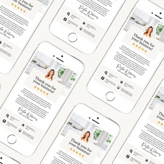 Client Review Request Textable Card | Real Estate Agent Marketing | Entrepreneur Client Testimonials | Canva Template | Referral Request