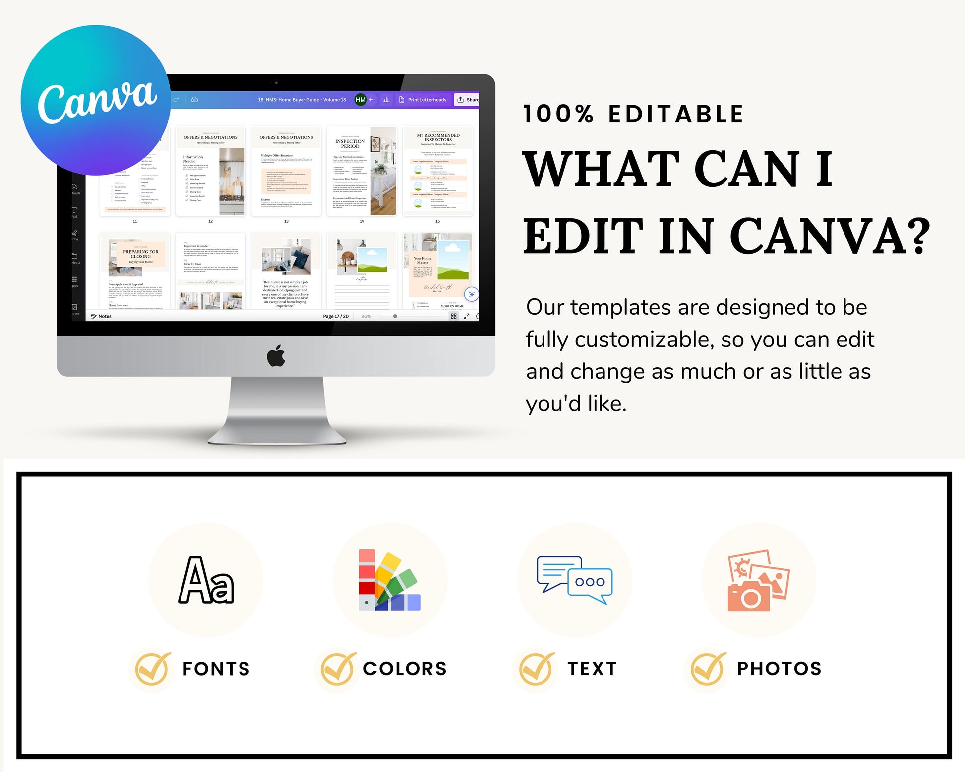 Real Estate Resume Template | Professional Resume Template | Resume and Cover Letter Template | Real Estate Interview | Canva | Resume