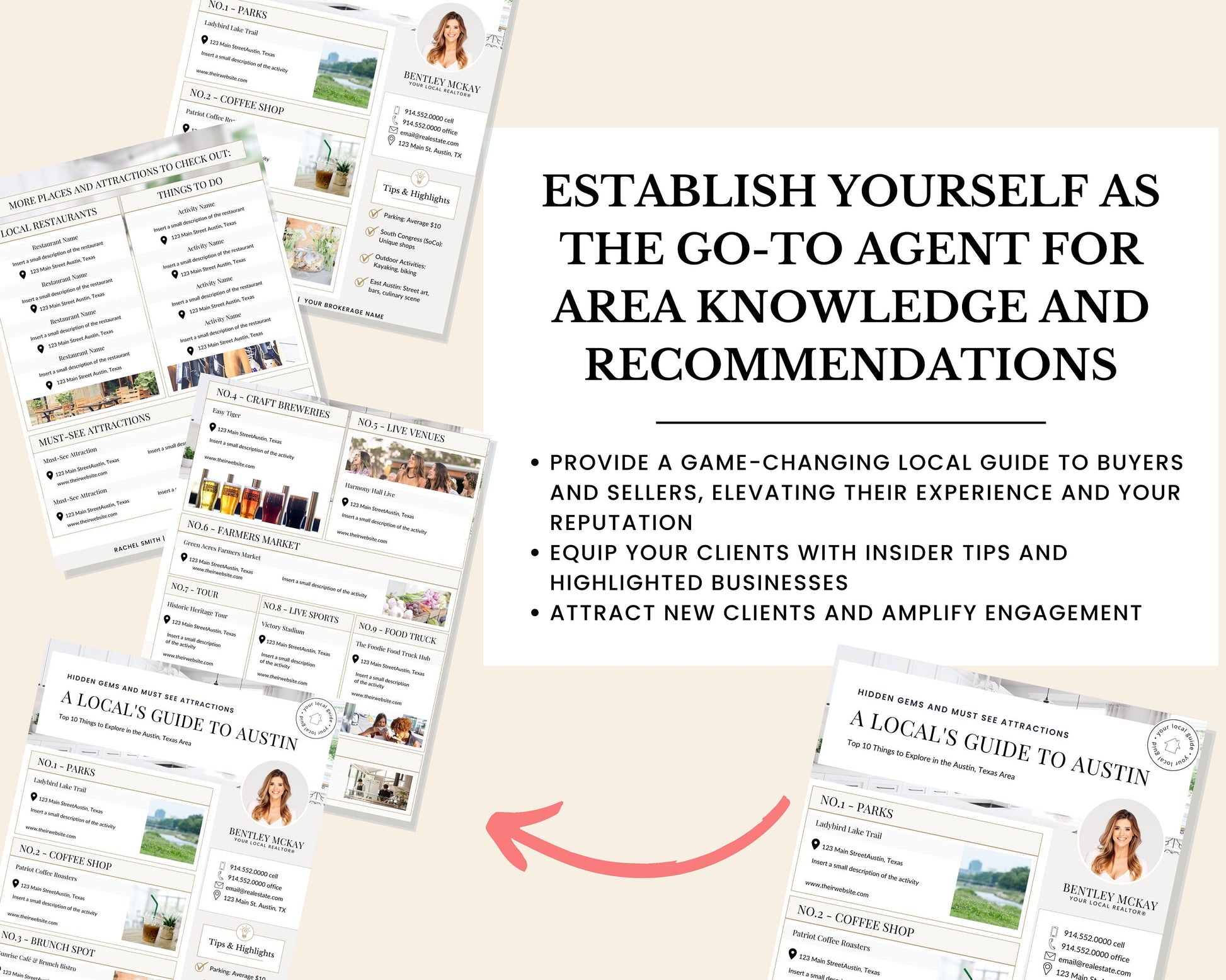 Real Estate Local Guide | City Guide | Local Attraction | Relocation Guide | Community Guide | Rental Welcome Guide | Welcome Guide | Local