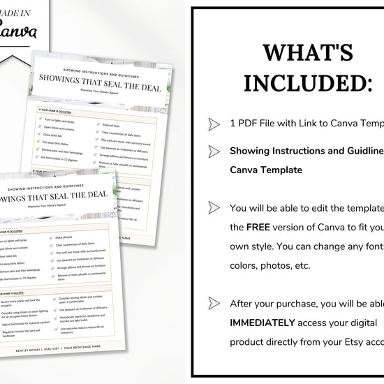 Real Estate Showing Instructions and Guidelines | Home Showing | Home Showing To-Do List | Home Selling Resource | Real Estate Marketing