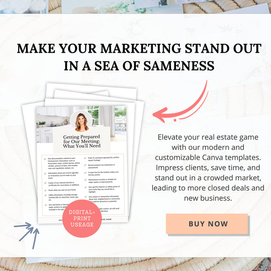Real Estate Pre-Listing Checklist | Pre-Listing Checklist | Seller Resource | Pre Listing Seller Checklist | Real Estate Marketing Resource