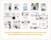 July 31 Real Estate Captions & 31 Real Estate Canva Posts | Real Estate Agent Social Media Posts | Real Estate Marketing | Canva Template