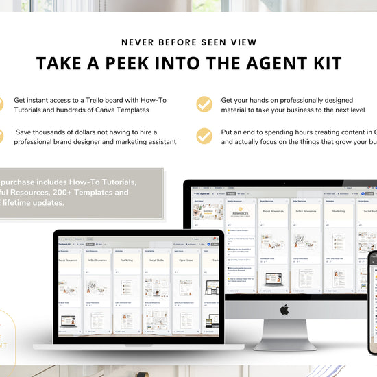 The Agent Kit | Real Estate Marketing | Marketing for Realtors | Real Estate Marketing Templates