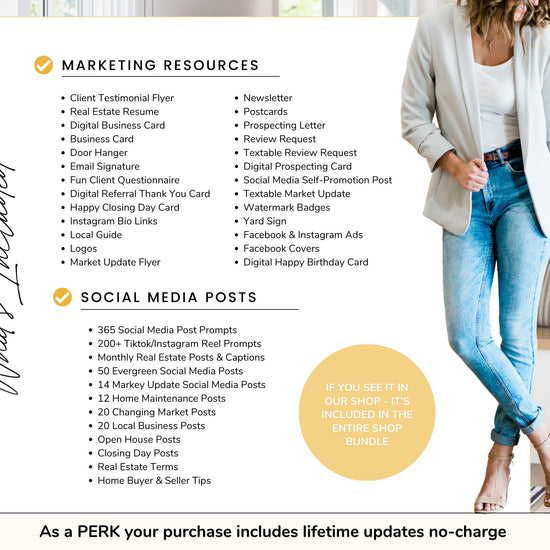 The Entire Shop Bundle | Real Estate Marketing | Seller Guide | Buyer Guide | Real Estate Flyers | Real Estate Instagram Social Media Posts