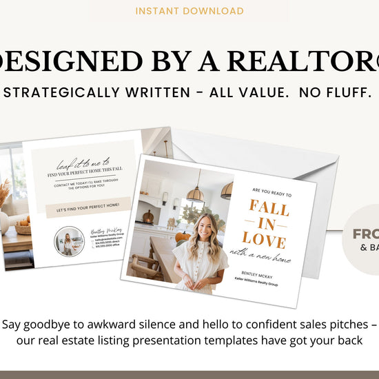 Real Estate Fall Postcard | Pumpkin Spice Real Estate | Real Estate Marketing | Fall Newsletter | Autumn Mailer | Fall Farming Card | Canva