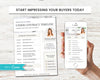 Under Contract Timeline for Real Estate | Textable Real Estate Closing Checklist | Home Buyer Guide | Real Estate Text Message | Canva