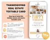 Fall Digital Textable Card for Real Estate| Textable Pumpkin Spice | Fall Real Estate Marketing | Autumn | Canva Real Estate Marketing