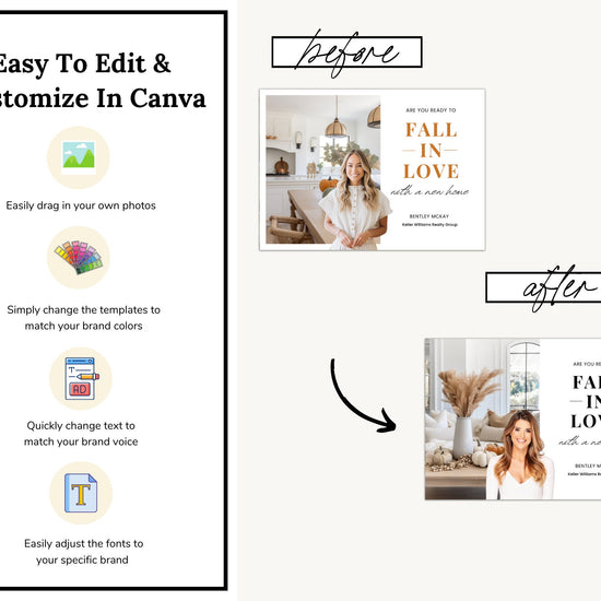 Real Estate Fall Postcard | Pumpkin Spice Real Estate | Real Estate Marketing | Fall Newsletter | Autumn Mailer | Fall Farming Card | Canva