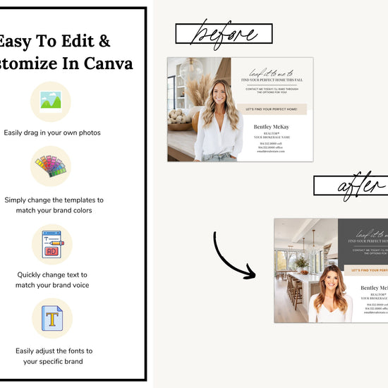 Real Estate Fall Postcard | Pumpkin Spice Real Estate | Real Estate Marketing | Fall Newsletter | Autumn Mailer | Fall Farming Card | Canva