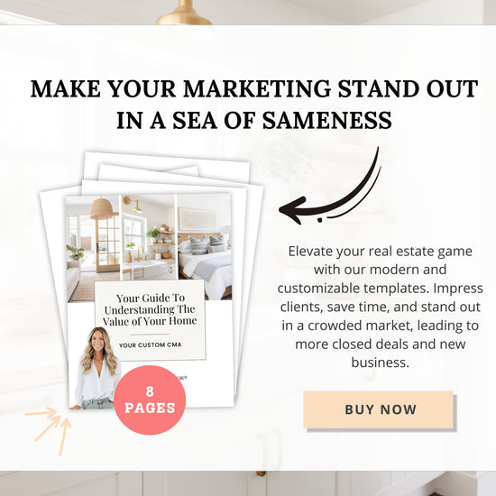 Home Equity Report | CMA Packet Clients | Comparative Market Analysis | Listing Presentation | Seller Guide Real Estate Prospecting | Canva