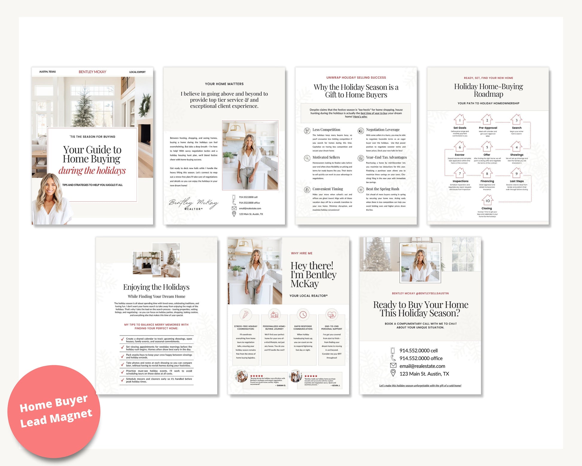 Holidays Real Estate Seller Guide & Home Buyer Guide Bundle | Real Estate Marketing | Home Seller Guide | Lead Magnets | Holiday Lead Generation | Holiday Home Seller and Buyer Lead Magnets