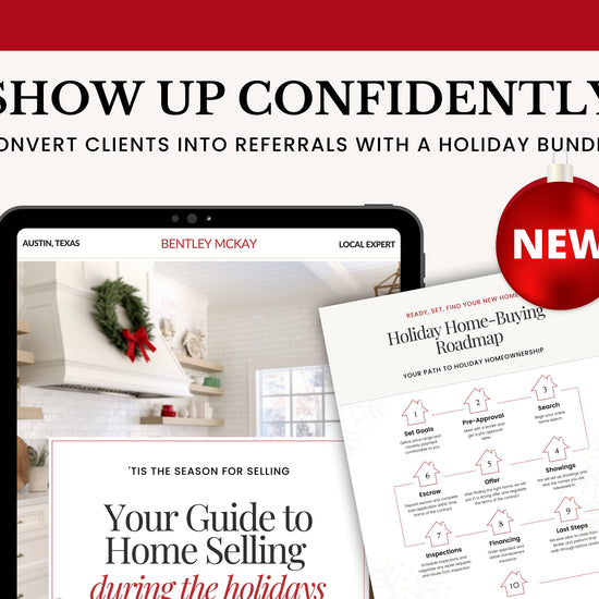 Christmas Real Estate Bundle | Real Estate Marketing Canva Templates | Real Estate Social Media Posts | Winter Holiday Real Estate | Holiday