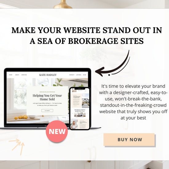 Real Estate Showit Website | Real Estate Agent Website Template | Showit Website Template | Website for Real Estate Marketing | Real Estate