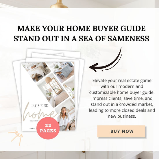 Real Estate Home Buyer Guide | Buyer Packet | Digital Home Buyer Presentation | Real Estate Canva Template | Buyer Roadmap | Buyer Roadmap