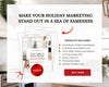 Christmas Real Estate Bundle | Real Estate Marketing Canva Templates | Real Estate Social Media Posts | Winter Holiday Real Estate | Holiday