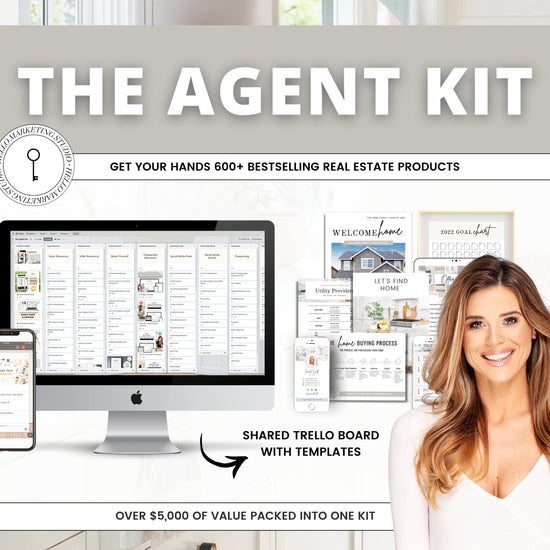 The Agent Kit | Real Estate Marketing | Marketing for Realtors | Real Estate Marketing Templates