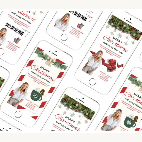 Christmas Real Estate Textable Card