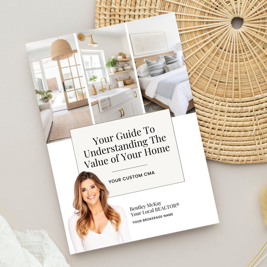 Home Equity Report | CMA Packet Clients | Comparative Market Analysis | Listing Presentation | Seller Guide Real Estate Prospecting | Canva